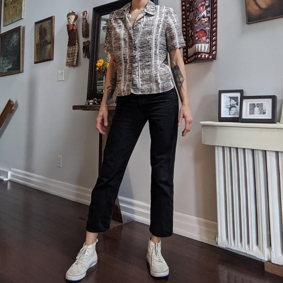 Vintage short sleeve blouse - Picture 4 of 4